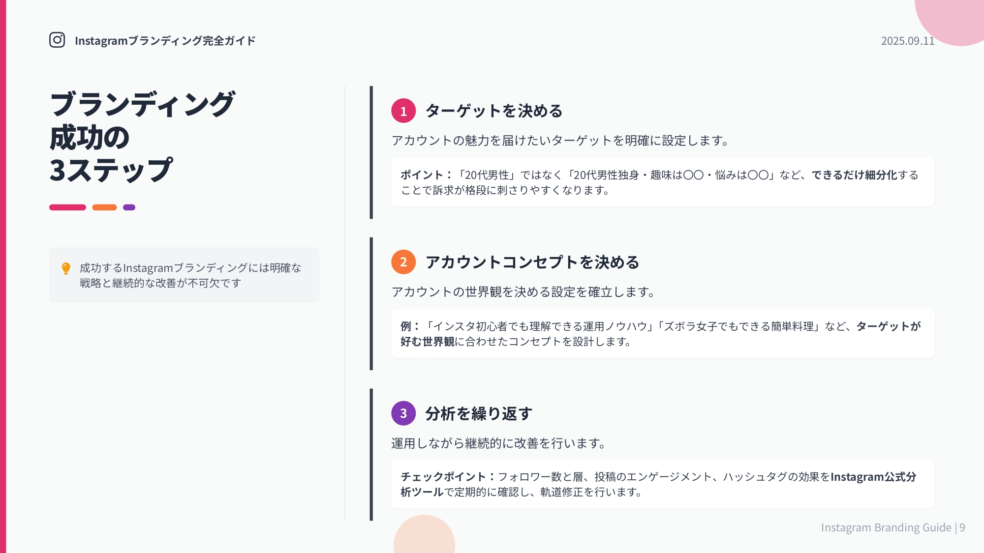 Instagramのブランディングを成功させるやり方3ステップ
