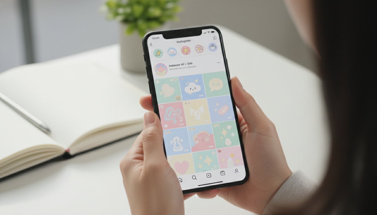 統一感のあるインスタフィード画面